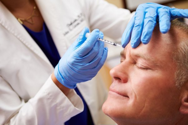 botox behandling man