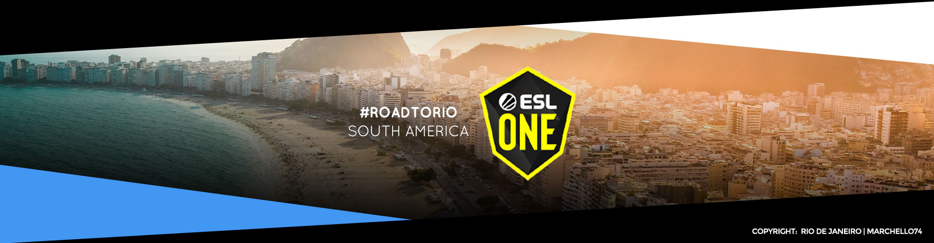 Eventsida för sydamerikanska ESL One: Road to Rio