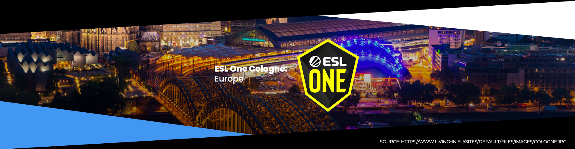 Tournament page for ESL One Cologne Online: Europe.