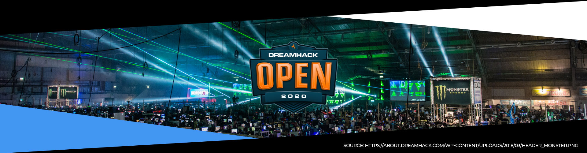 Eventsida för DreamHack Open Anaheim.