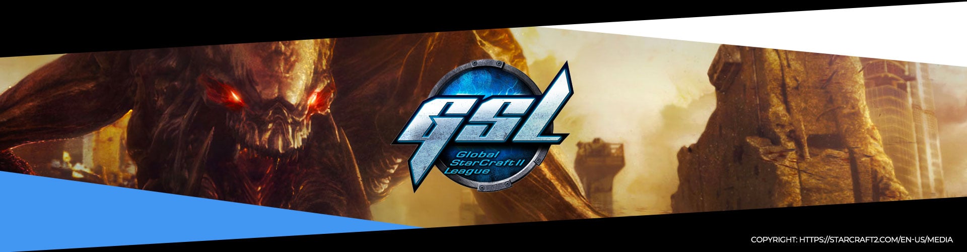 Eventsida för GSL Code S Säsong 2 för StarCraft 2.