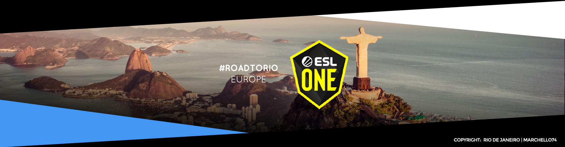 Eventsida för europas ESL One: Road to Rio