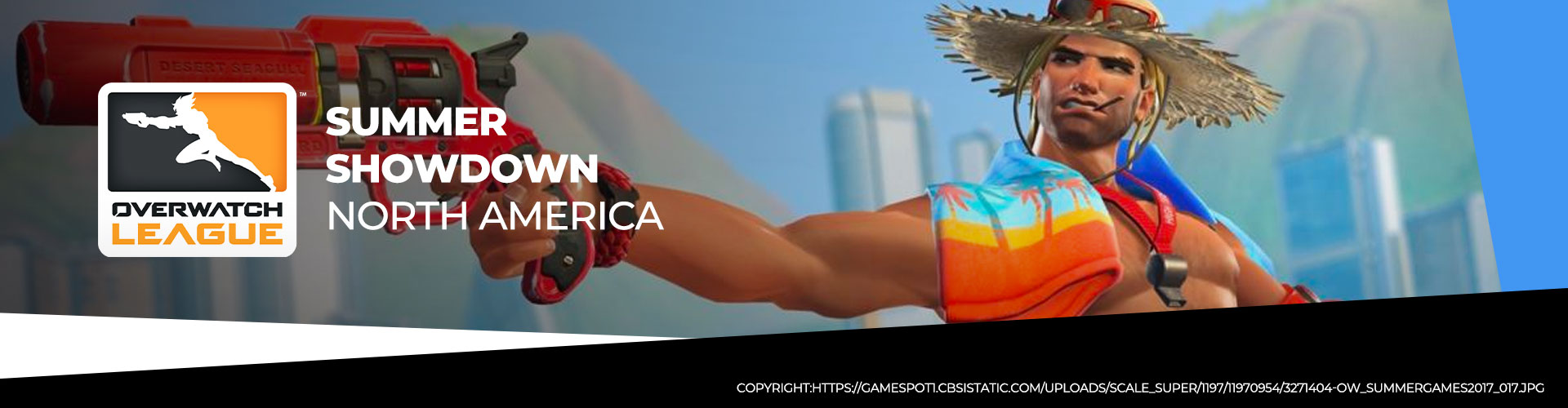 Turneringssida för OWL Summer Showdown 2020 Nordamerika.