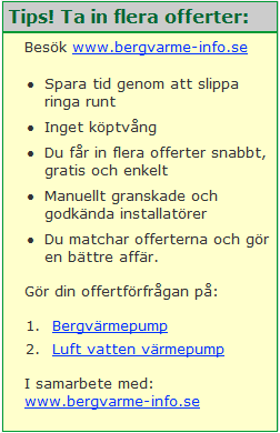 Bergvärme bergvärme