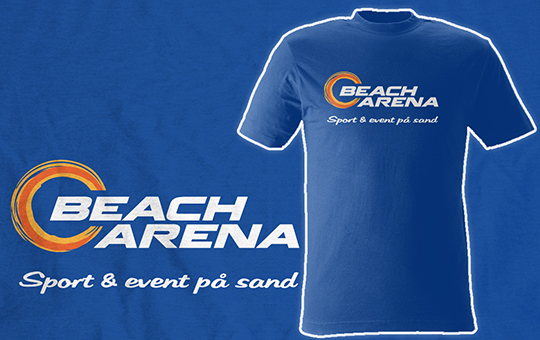 Transfer tryckta t-shirts till Beach Arena