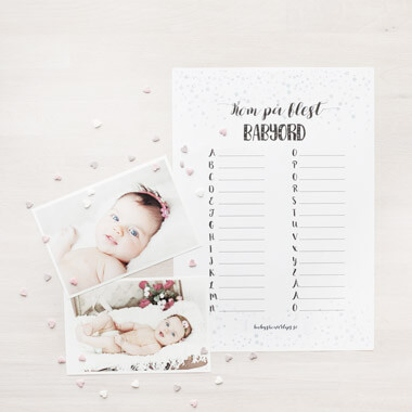 Rolig lek till babyshower