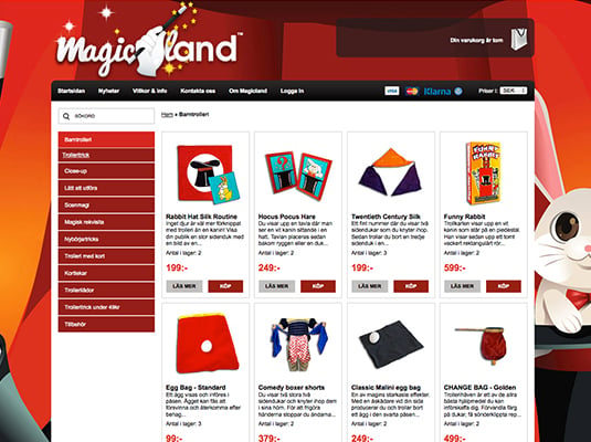 Magicland.se - Trollerisaker online