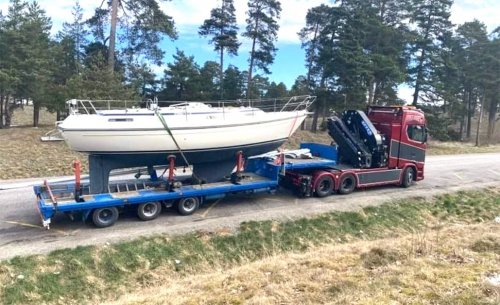 Vi utför båttransporter i hela Sverige.