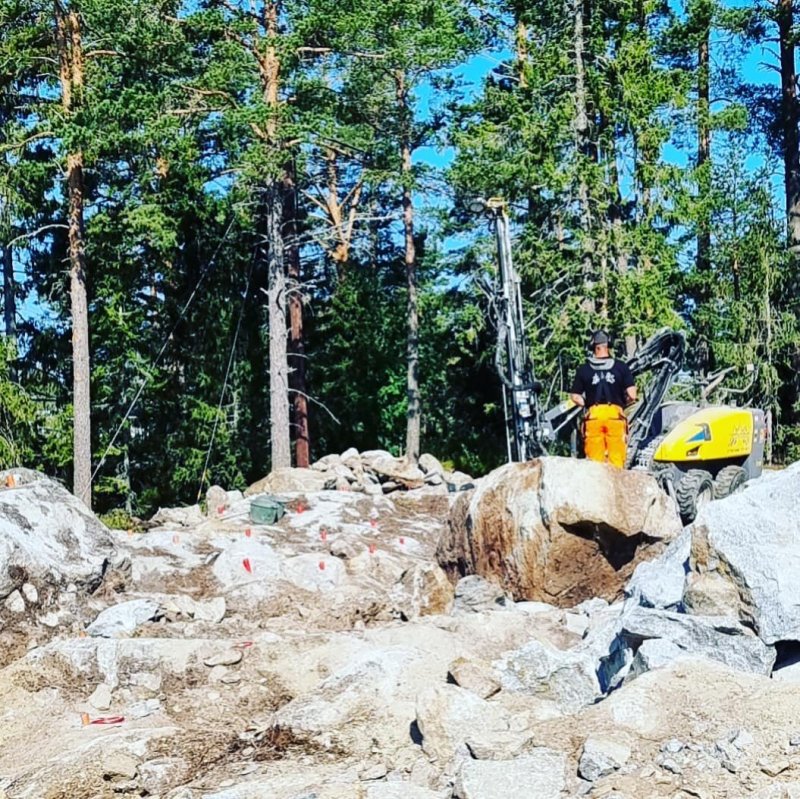 Vi tar hand om din bergsprängning i Sundsvall.
