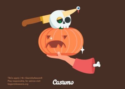 join the halloween races at casumo with cash prizes