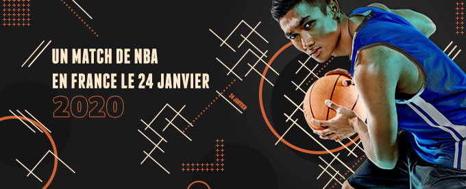 Pour la première fois, Paris va accueillir un match de NBA en janvier 2020
