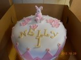 girly bunny cake