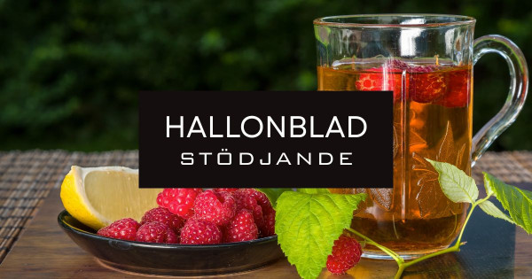 Hallonblad speciellt bra för kvinnor