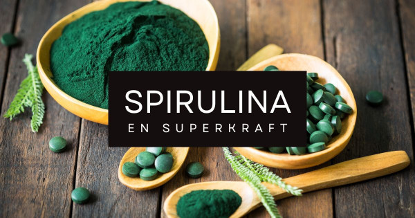 Spirulina är en av ingredienserna i tungmetallsmoothie.