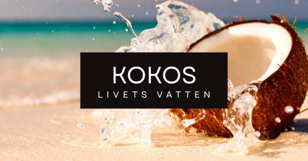 Kokosvatten är en av ingredienserna i tungmetallsmoothie.