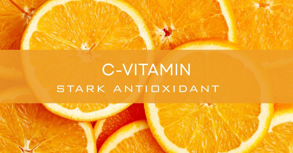 C-vitamin en stark antioxidant.