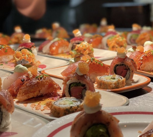 Sushi på Marco`s catering.