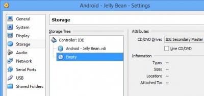The ISO files you've downloaded can be used as a virtual CD to install Android.