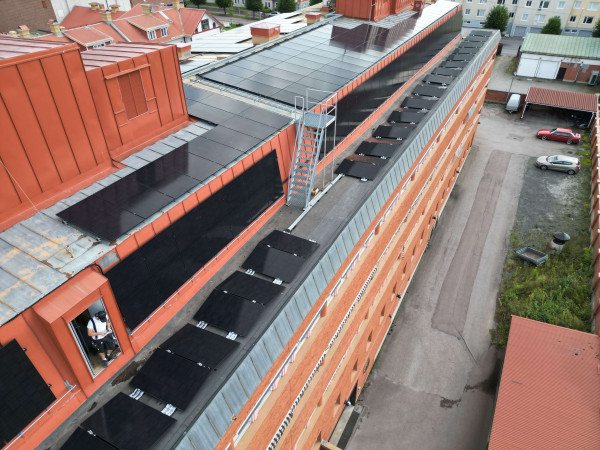 Solceller till Polishuset Ludvika