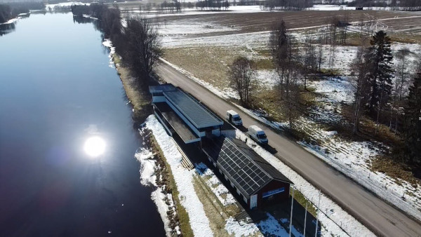 Solceller på Kanotstadion Borlänge