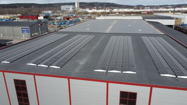 Solceller till Tibnor i Borlänge