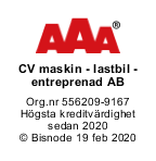 AAA för CV Entreprenad.