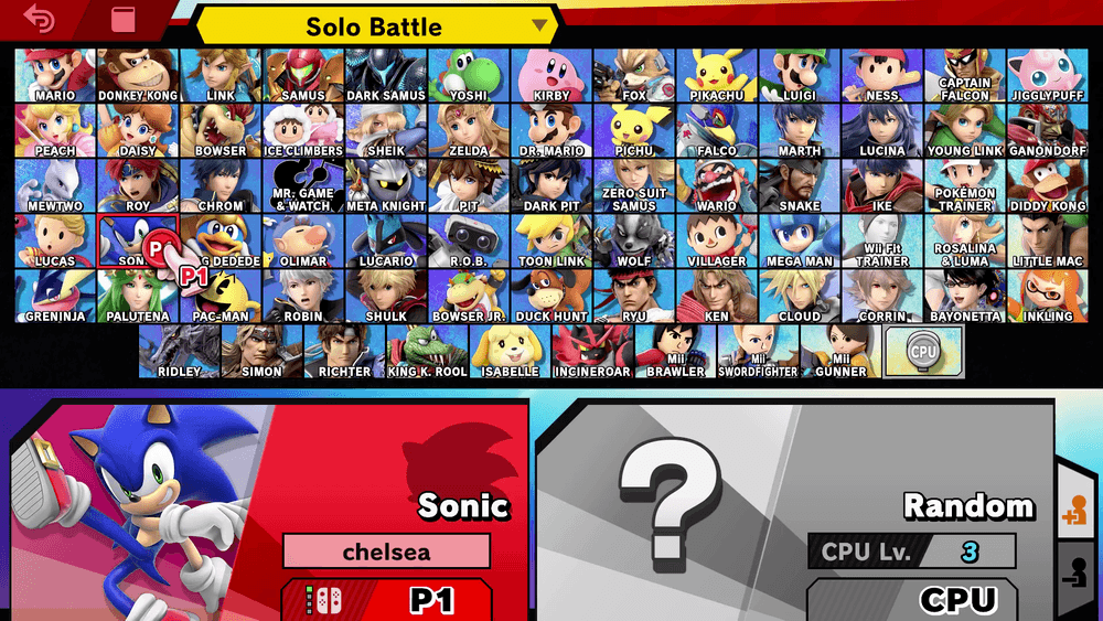Alle karaktere fra det nye Smash Ultimate
