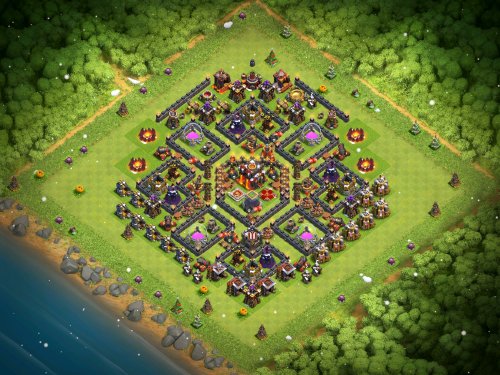 TH7 to TH10 Farming Base Designs for 2017 | Clash With barbs