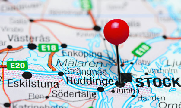 vi utför många flyttstädningar i Huddinge, här är en karta över kommunen