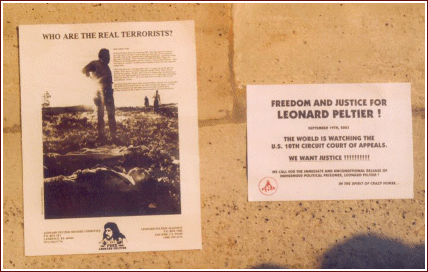 Posters from Paris Vigil -- September 17, 2003