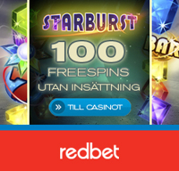 100 gratis free spins hos RedBet