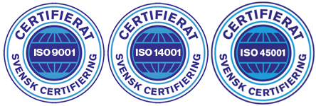 ISO-certifikat för Städhuset