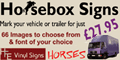 Horsebox Signs
