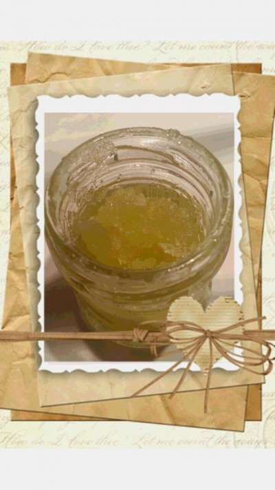 sockerskrubb med olivolja