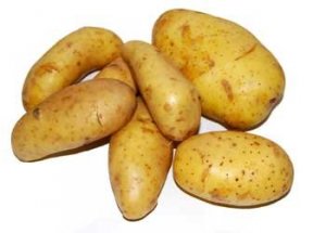 ansiktsmask med potatis