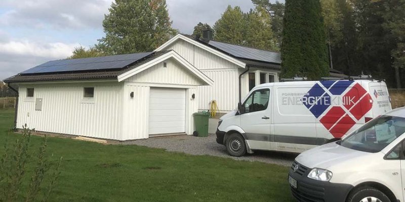 installera solceller i Värmland med Forsbergs