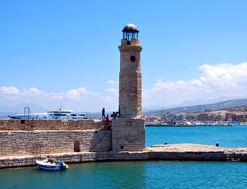 Leuchtturm in Rethymnon auf Kreta
