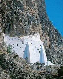 Das Kloster Chozoviotissa auf der Insel Amorgos