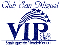 San
    Miguel Restaurant Club VIP Card