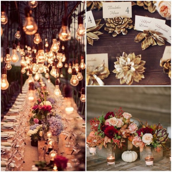 décoration de mariage à Noël