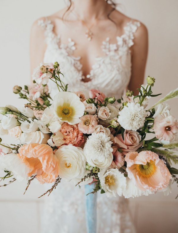 bouquet de mariée boho chic