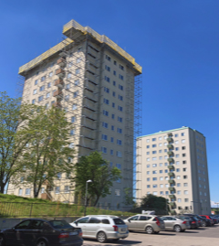 Referens stam- och elbyte BRF Ekoxen, Nacka Stockholm
