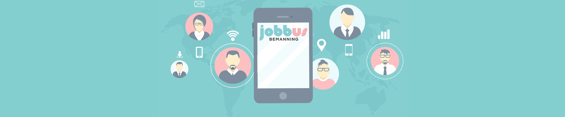 Jobbus Bemannings intro bild