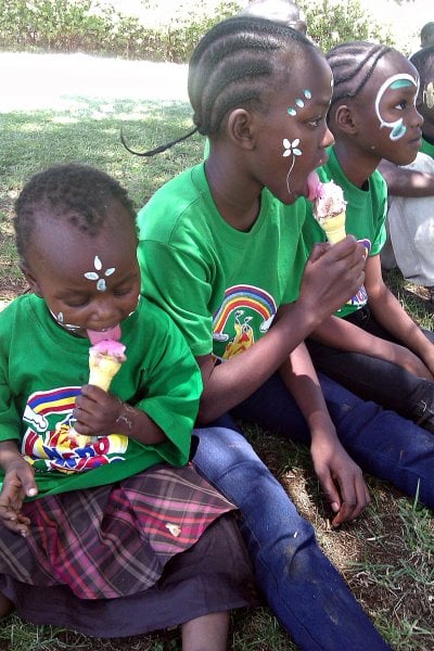 The Kibera kids went for picnic in March 2016 to the Uhuru Park in Nairobi Kenya 