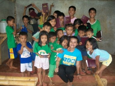 The members of Kingdom Kids Club in Tanngub mountains have received bibles from a blessed donor