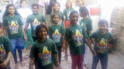 Kingdom Kids Clup in Pakistan singing Christian songs together