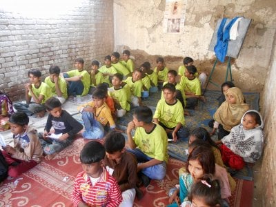 Christian Sunday school by Kingdom Kids Club in Pakistan