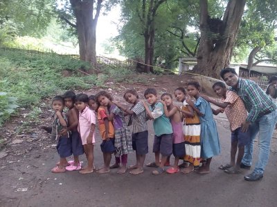 Kingdom Kids Club in the mountain village Punjapai located in Odisha state in India