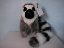 Lemur, grå sittande, 18cm