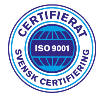 Vi är ISO-certifierade för att installera laddstolpar i Solna.